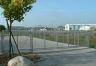 Portail autoportant en aluminium
